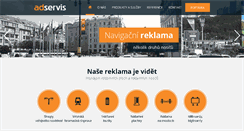 Desktop Screenshot of adservis.cz