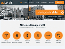 Tablet Screenshot of adservis.cz